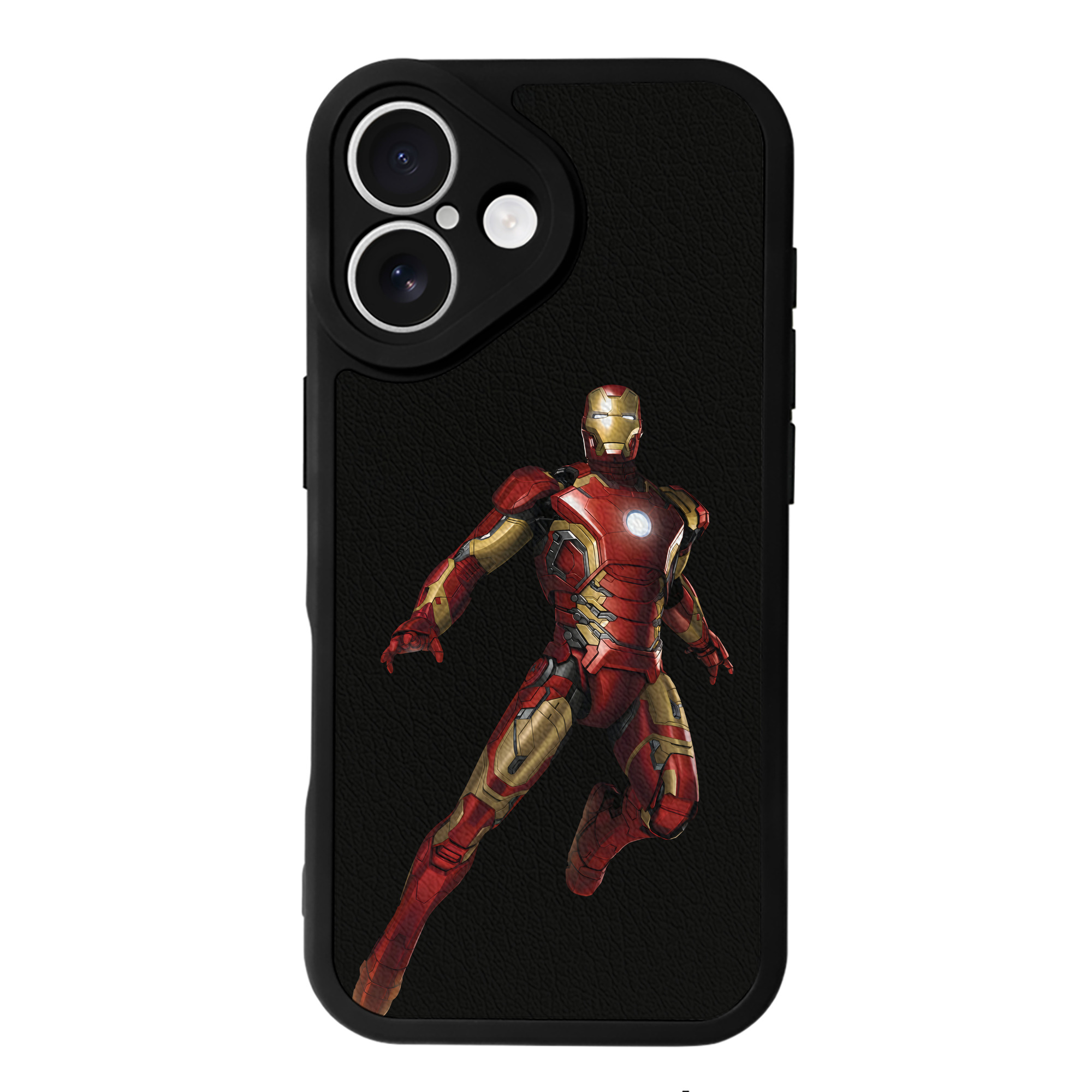 （画像用） アベンジャーズ The Avengers 【iPhone 16シリーズ対応】シリコンスマホケース（レザー調） 材質：シリコン